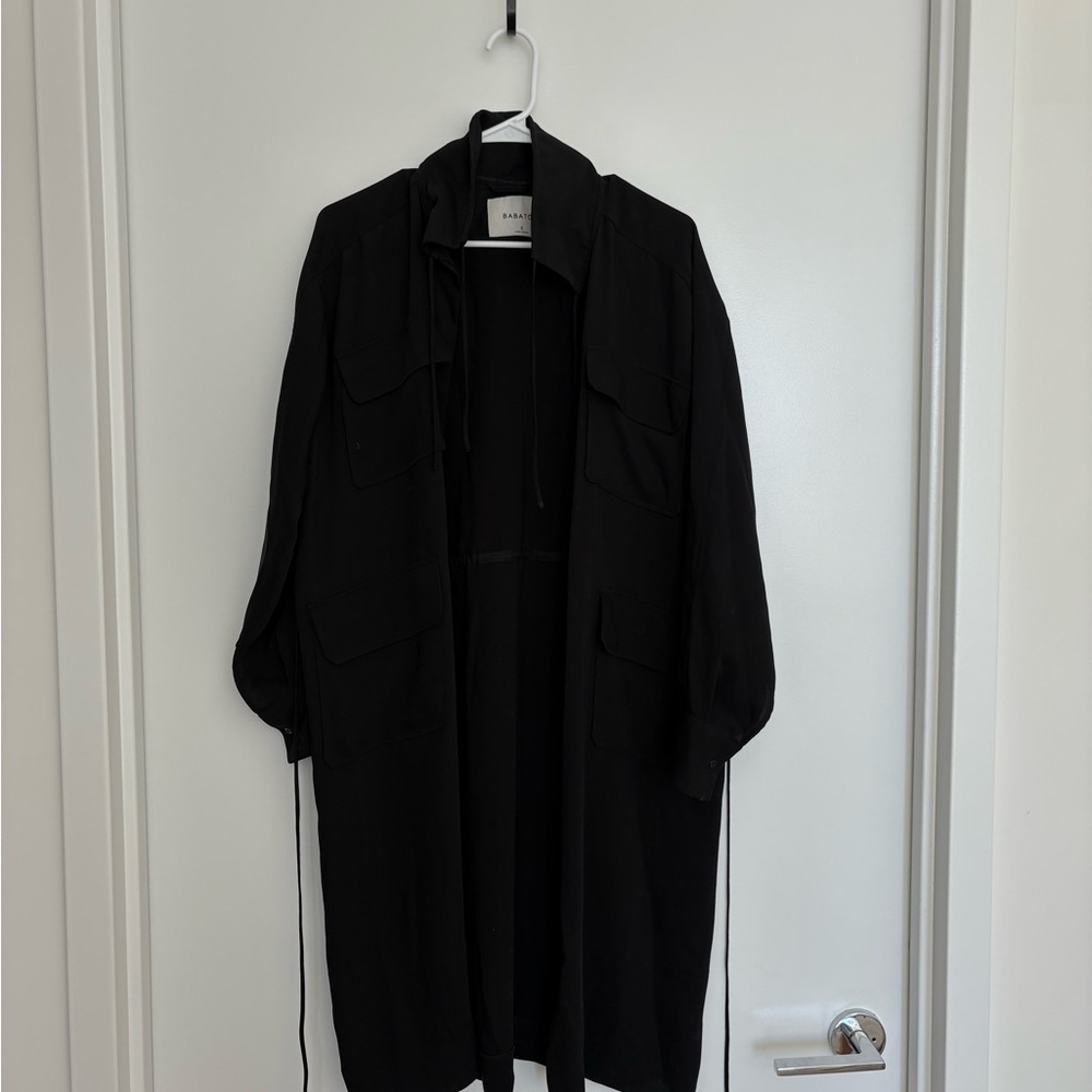 Babaton Black Trench Coat